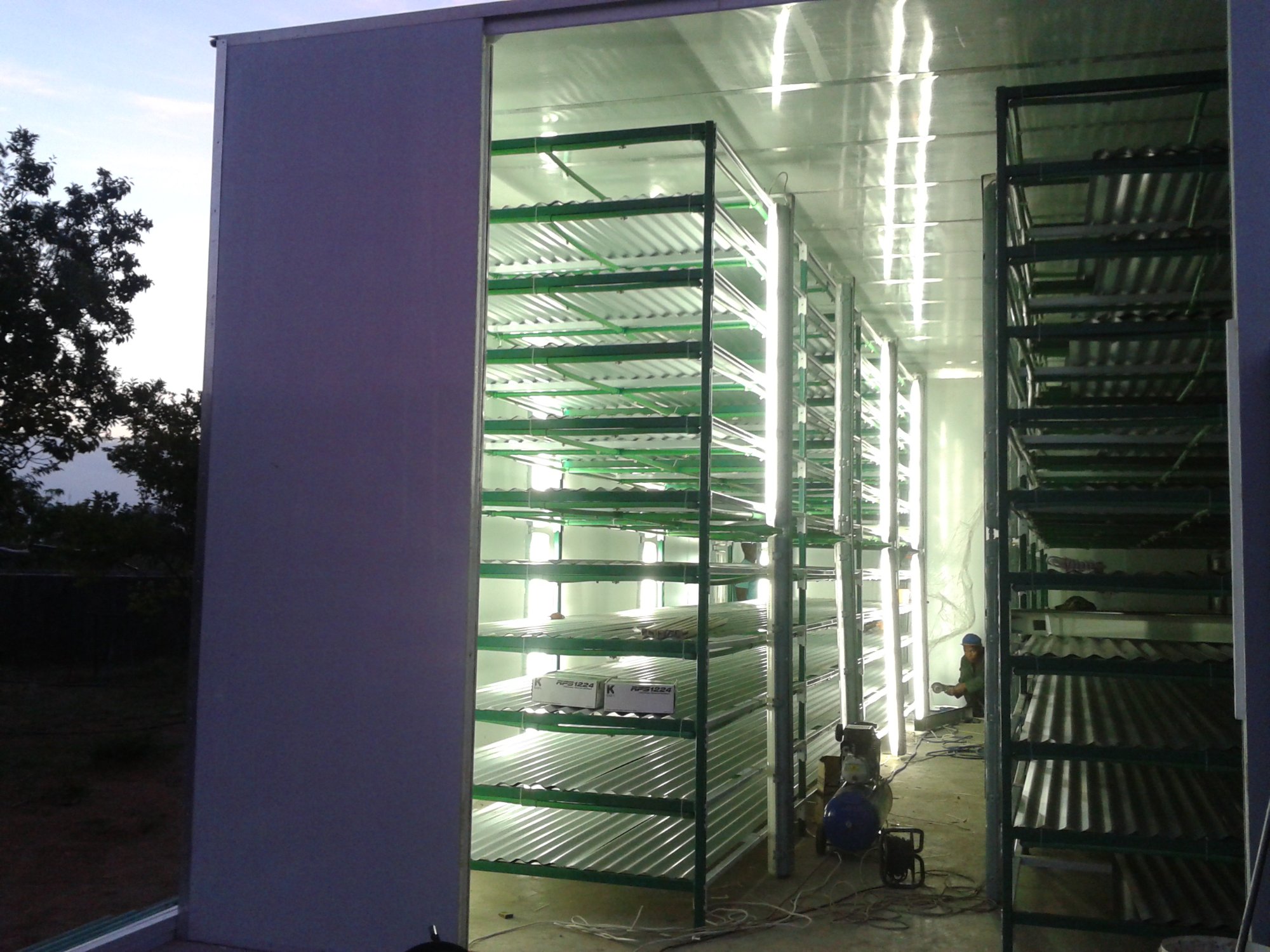 LED system night view